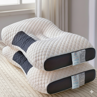 Orthocloud Dual Support Pillow Set – סט 2 כריות אורטופדיות לתמיכת צוואר שינה צד / גב