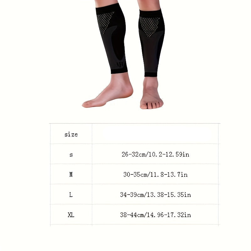 אורתוקלאוד CalfSupport – שרוול דחיסה לשוקיים, זוג 1, נושם ואלסטי (שחור/לבן)