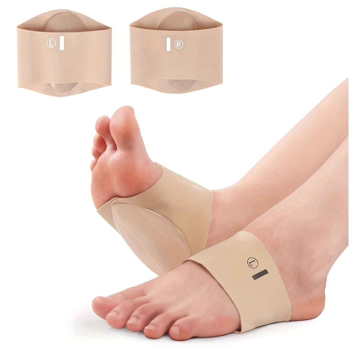 אורתוקלאוד ArchSupportPro – מדרס ג’ל מתכוונן לתמיכת קשת ולחץ קרסול