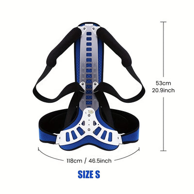 orto FullBack Guard – חגורת גב מלאה עבור נשים וגברים, תמיכה באזור הכתפיים והגב התחתון, בד נושם ורצועות מתכווננות