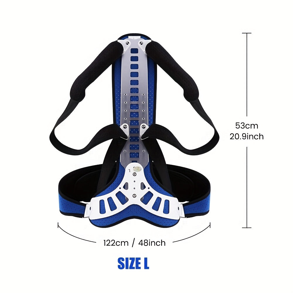 orto FullBack Guard – חגורת גב מלאה עבור נשים וגברים, תמיכה באזור הכתפיים והגב התחתון, בד נושם ורצועות מתכווננות